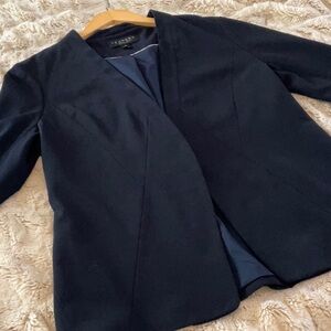 WASHABLE Laundry by Shelli Segal lace sleeve blazer